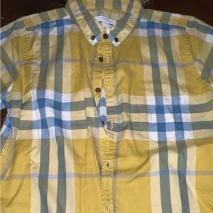 Burberry short sleeve dress shirt